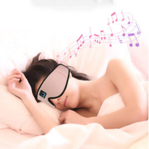 Masque de sommeil Bluetooth Oorha noir — occultant et sans fil pour un endormissement sérein